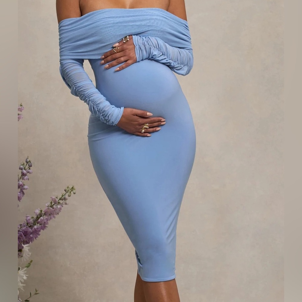 Club L London maternity dress US size 8 worn once like new.